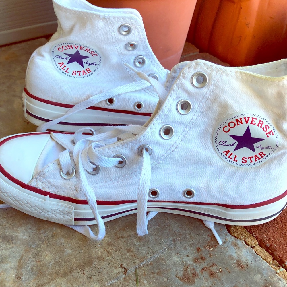 White high top Converse